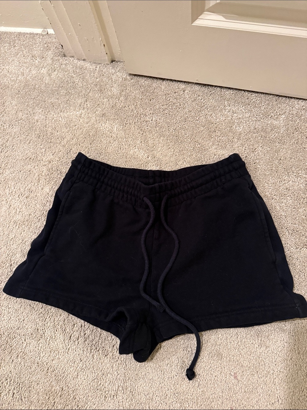 TNA Black Drawstring Shorts